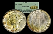 1939-D 10C MS66FB