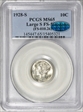 1928-S 10C Large S, FS-501 MS65