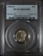 1942-S 10C MS65FB