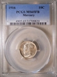 1916 10C Mercury MS65FB