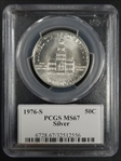 1976-S 50C Silver MS67