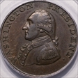 1791 1C Washington, Small Eagle AU58BN
