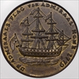 1779 Medal Rhode Island, No Wreath Below Ship MS63