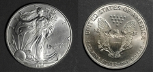 1996 $1 Silver Eagle MS68
