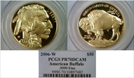 2006-W $50 American Buffalo .9999 Fine Gold PR70DCAM