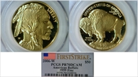 2006-W $50 American Buffalo  .9999 Fine Gold First Strike PR70DCAM