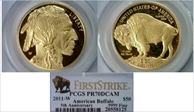 2011-W $50 American Buffalo  .9999 Fine Gold First Strike PR70DCAM