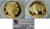 2012-W $50 American Buffalo First Strike .9999 Fine Gold PR70DCAM