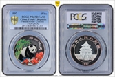 1997 5 Yn Panda Silver - Colorized PAN-295A PR69DCAM
