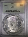 1884 $1 MS64