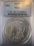 1889 $1 MS64