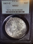 1901-O $1 MS63