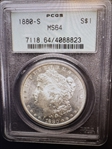 1880-S $1 MS64