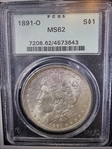 1891-O $1 MS62