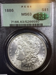 1886 $1 MS63