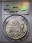 1921 $1 Morgan MS64
