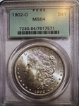 1902-O $1 MS64