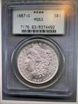 1887-O $1 MS63
