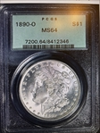 1890-O $1 MS64