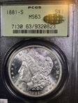 1881-S $1 MS63