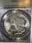1888 $1 MS64