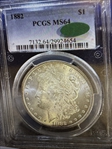 1882 $1 MS64