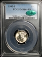 1943-S 10C MS66+ FB