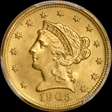 1905 $2.50 MS67+ 