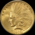 1910-D $10 MS65