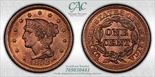 1853 1C MS66RB