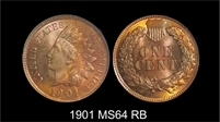 1901 1C MS64RB
