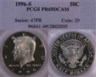 1996-S 50C PR69DCAM