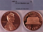 1987-S 1C PR69DCAM