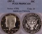 1987-S 50C PR69DCAM
