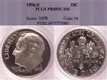 1996-S 10C PR69DCAM