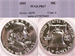 1955 50C PR67