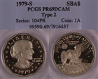 1979-S SBA$1 Type 2 PR69DCAM