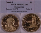 2000-S SAC$1 PR69DCAM