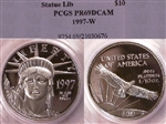 1997-W $10 Statue of Liberty PR69DCAM