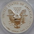 2012-S $1 Silver Eagle Rev PR  75th Anniversary SF Mint Set First Strike PR70