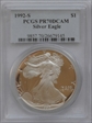 1992-S $1 Silver Eagle PR70DCAM