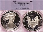 1988-S $1 Silver Eagle PR69DCAM