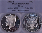 2000-S 50C Silver PR69DCAM