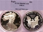 1986-S $1 Silver Eagle PR69DCAM