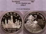 1996-P $1 Smithsonian PR69DCAM