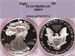 2000-P $1 Silver Eagle PR69DCAM