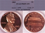 1963 1C PR69CAM