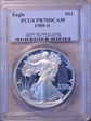 1989-S $1 Silver Eagle PR70DCAM