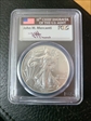 2015-W $1 Burnished Silver Eagle First Day of Issue - Baltimore Mercanti SP70