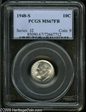 1948-S 10C MS67FB